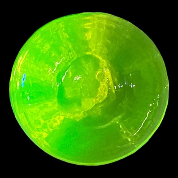 Boyd Glass Vaseline Marble Holder First Edition Generation 1978-83 Vintage - Picture 9 of 13